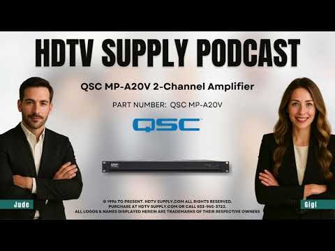 QSC MP-A20V 2-Channel Amplifier