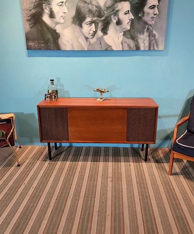 1964 Telefunken Lowboy Record Player Stereo Console, Modernized, Bluetooth - Etsy