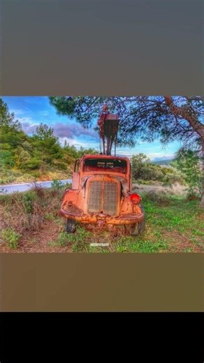 old abandoned truck