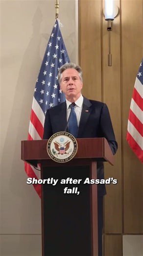 The United States and our partners in the region agreed on a set of shared principles to guide our support for Syria as it transitions to a new government. We are ready to support the Syrian people as they chart a new path forward. — Secretary of State Antony J. Blinken | U.S. Department of State