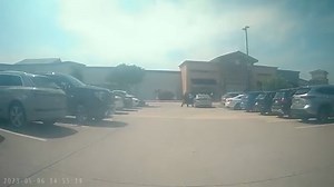 Dashcam video shows moment gunman opens fire at Texas mall