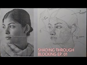how to draw face using blocking Ep 01