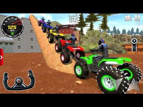Impossible Quad Bike Mega Stunt Ramp Racing #1 - Extreme Motocross Dirt ATV Race - Android GamePlay