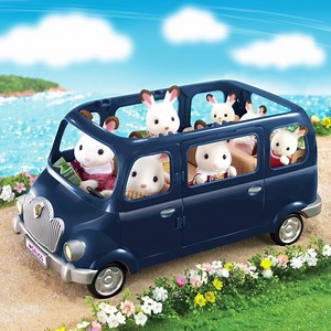 Bell Hopscotch Rabbit and her family are taking a trip to go shopping. She is so excited to share the adventure with her family! Where do you think they are headed? | Calico Critters