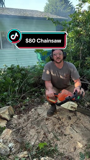 Replying to @rickjames122 I bought a used Stihl MS290 for $80 instead of fixing my 211. Make it make sense. #stihl #chainsaw #willitrun #stump