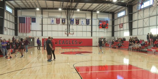 Quad Cities Christian Jr. and Sr. High School celebrates the completion of their new gym