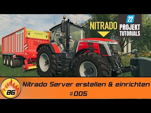 LS22 Tutorials #005 | Nitrado Server erstellen & einrichten | FARMING SIMULATOR 22