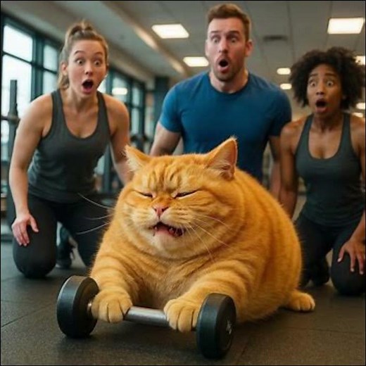 🐱 From Scared to Strong! The Cat’s Brave Transformation 💪