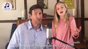 Hermoso!!! Adrian y Emma-Jean Galliard, padre e cantando 🎶🤩 | Melomanía Mx