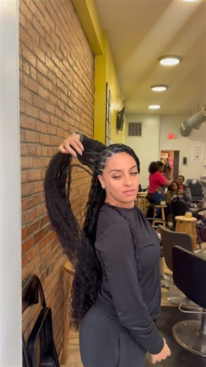 34K views · 103 reactions | New Style Alert  Style : Bora Braids 21/2 Bundles of our Burmese Curl  Very Lightweight  Super Versatile  Last up to 10 Weeks ( Hair Supplied ) | African Braiding Center | Facebook