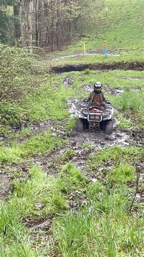 Mudding on the Yamaha Timberwolf 250 4x4 #godscreation #yamaha