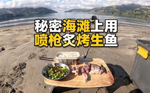 [中配]秘密海滩上用喷枪炙烤生鱼 - Fish Magnet