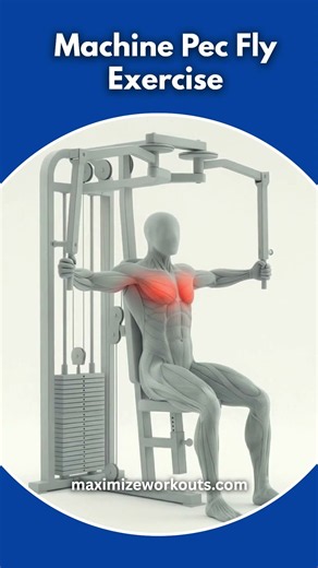 How To Do This Machine Pec Fly Exercise Build Stronger Chest Muscles💪