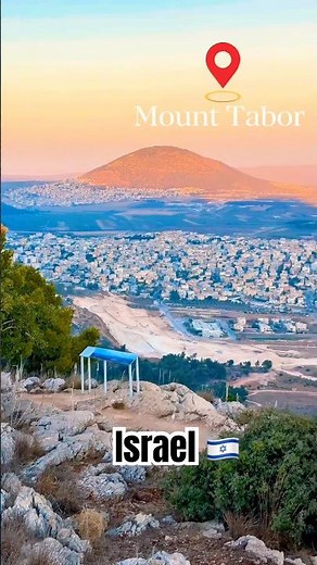 Mount Tabor,Transfiguration of Jesus a breathtaking summit steeped in biblical history. #israel