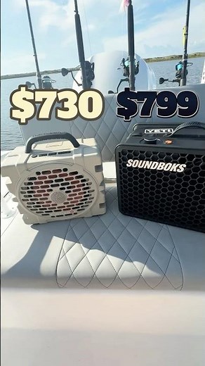 Rugged Speaker Showdown! Turtlebox Grande vs. Soundboks Go. #outdoors #bluetoothspeaker #boating