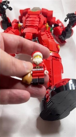 LEGO Santas Mech Destruction