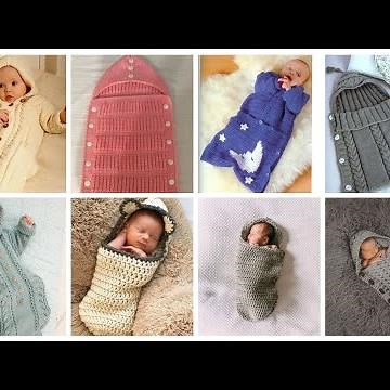 Beaux modèles de sacs pour bébé au crochet | crochet baby sleeping bags #crochet #crocheting
