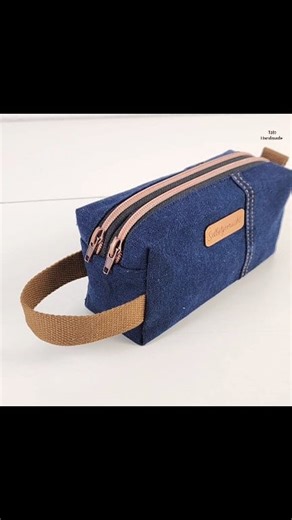 Great tip to sew double zipper jeans bag #sewingproject | DIY Tips Tale