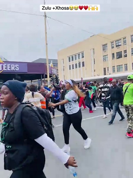 Zulu and Xhosa Unity March in East London