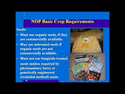 ABCs of Organic Certification Webinar by eOrganic