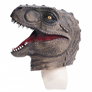 [Hot Item] New Arrival Latex Dinosaur Tyrannosaurus Rex Headgear Stage Prop Masks