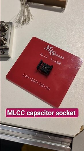 #solderless #zifsocket for #mlcc #capacitors - #electronics development never disappoints