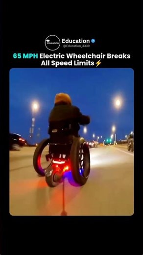 65 MPH Electric Wheelchair Breaks All Speed Limits ⚡