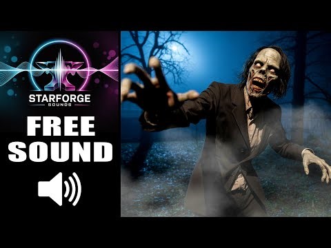 Zombie Sounds Free 🧟 Horrific Moaning Groaning Zombie Noise Royalty-Free