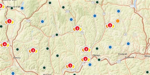 NYSEG reports thousands of outages