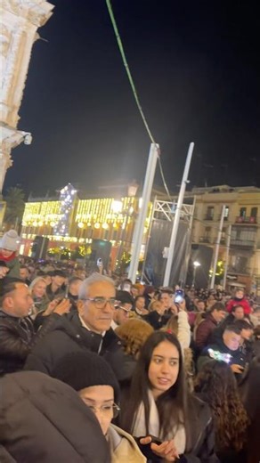 New Year 2026 Celebrations in Sevilla | Huge Crowd at New Year Celebration Point #newyear #spain