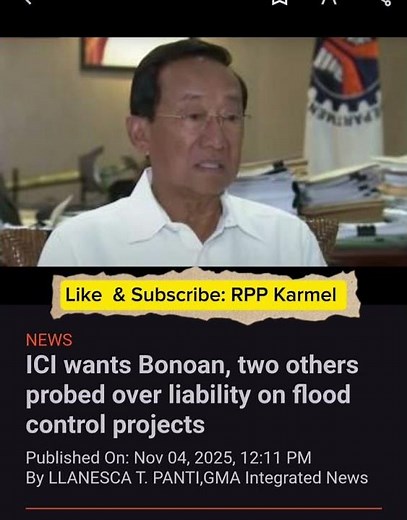 ICI wants #Bonoan, two others #probed over liability on #flood #control #projects