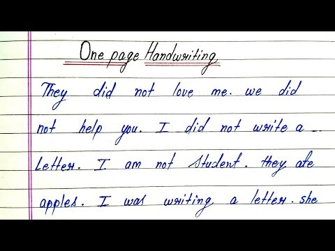 How to improve handwriting | learn english writing | practice in English handwriting | handwriting