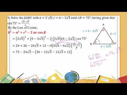 # Grade 11 Math (new course) Ex (10.4) - No. 9