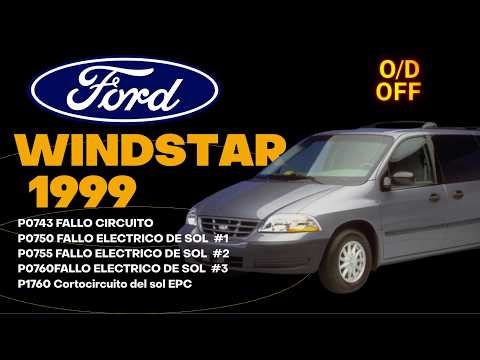Como resolver los códigos P0743, P0750, P0755,P0760,P1760 de una Ford Windstar 1999 Tranmision AX4N