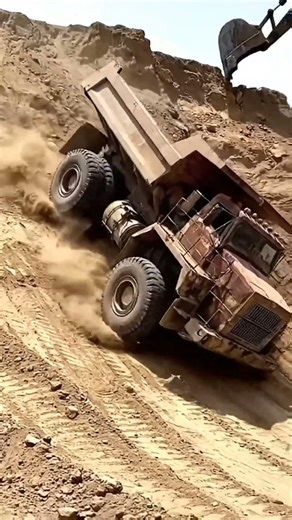 Heavy Equipment Power! 💪 Excavator & Loader Conquer Extreme Terrain