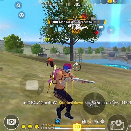 launchpad + M590 💀 | FREE FIRE |