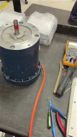 Test Run After Repair - Allen-Bradley PowerFlex 40 drive - 22B-E4P2N104 , Ser. "A" .