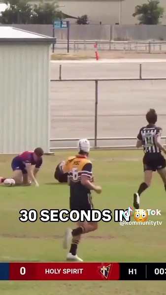 Will we see a quicker try this season? 😳 It took just 30 seconds for St Augustine's to get on the board in the Payne Cup opener! 📺 Watch at link in bio.