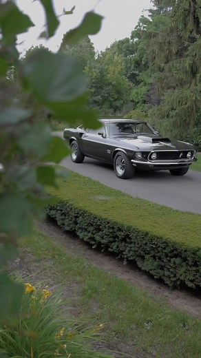 Black Jade 1969 Mustang Boss 429 #mustang #boss429 #1969 #ford #legendarymotorcar #green #fyp #vintagecar #classiccar #unrestored