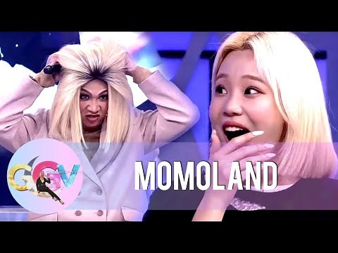 Momoland gets shocked when Vice Ganda tries to remove his wig | GGV