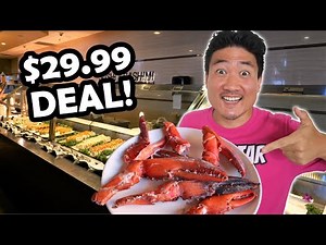 All You Can Eat LOBSTER CLAWS at the Biggest Buffet in LA County!