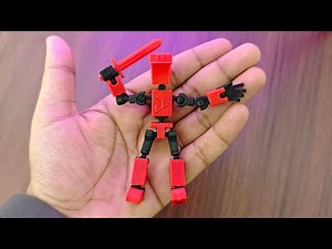 Assemble Titan Mini T13 Dummy Robot - Unboxing and Review ( RED & BLACK)