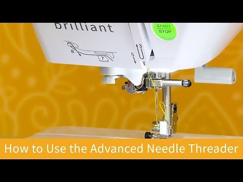 How to Use the Advanced Needle Threader on the Baby Lock Brilliant