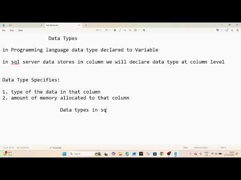 SQL Server Data Types Explained | Beginner to Pro | Class 2 | @ShivYadavLearn