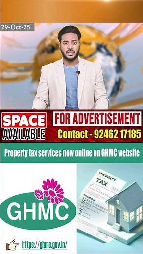 Property tax services now online on GHMC website