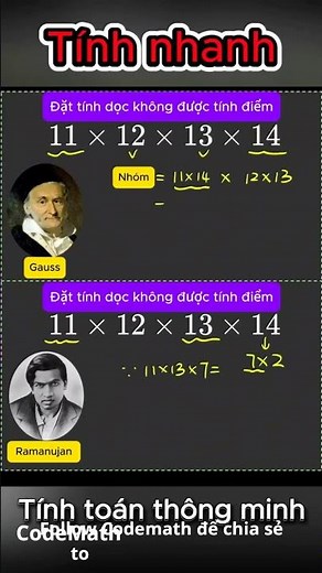 99% Không Biết Tuyệt Chiêu Tính Nhanh Này! #toantuduy #codemath #tinhnham