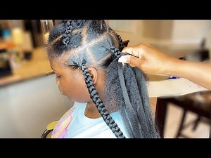 How to: Large Knotless braids w/ curly ends | Coi Leray Braids