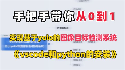 手把手带你从0到1实现基于yolo的图像目标检测系统-vscode和python的安装