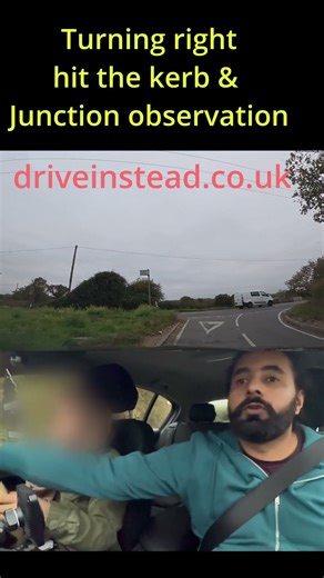 Hit the kerb & junction observation