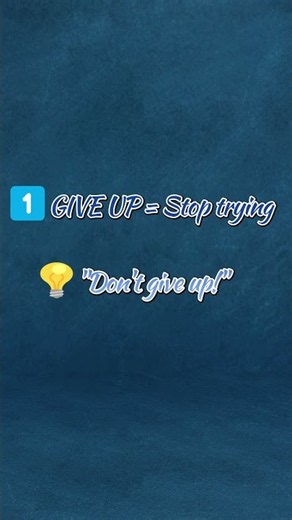 Give Up vs. Find Out: Don't Get Confused! #englishgrammar #esl #studyenglish